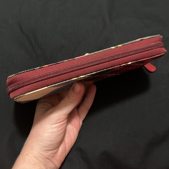 SOLD✨Vivienne Westwood✨ Red Tartan Orb Zippy Wallet EUC - Picture 6 of 17